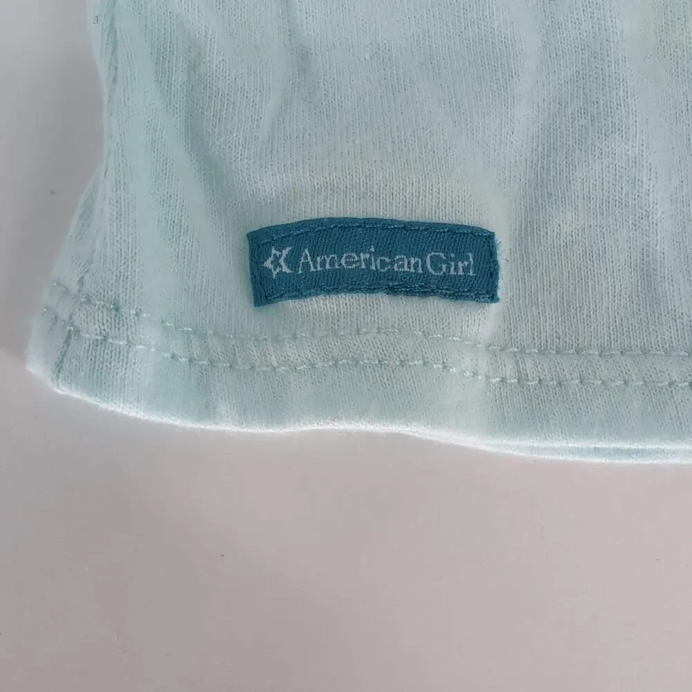 American Girl Doll Retired Blue Two Piece Pomeranian Pajamas Set for 18